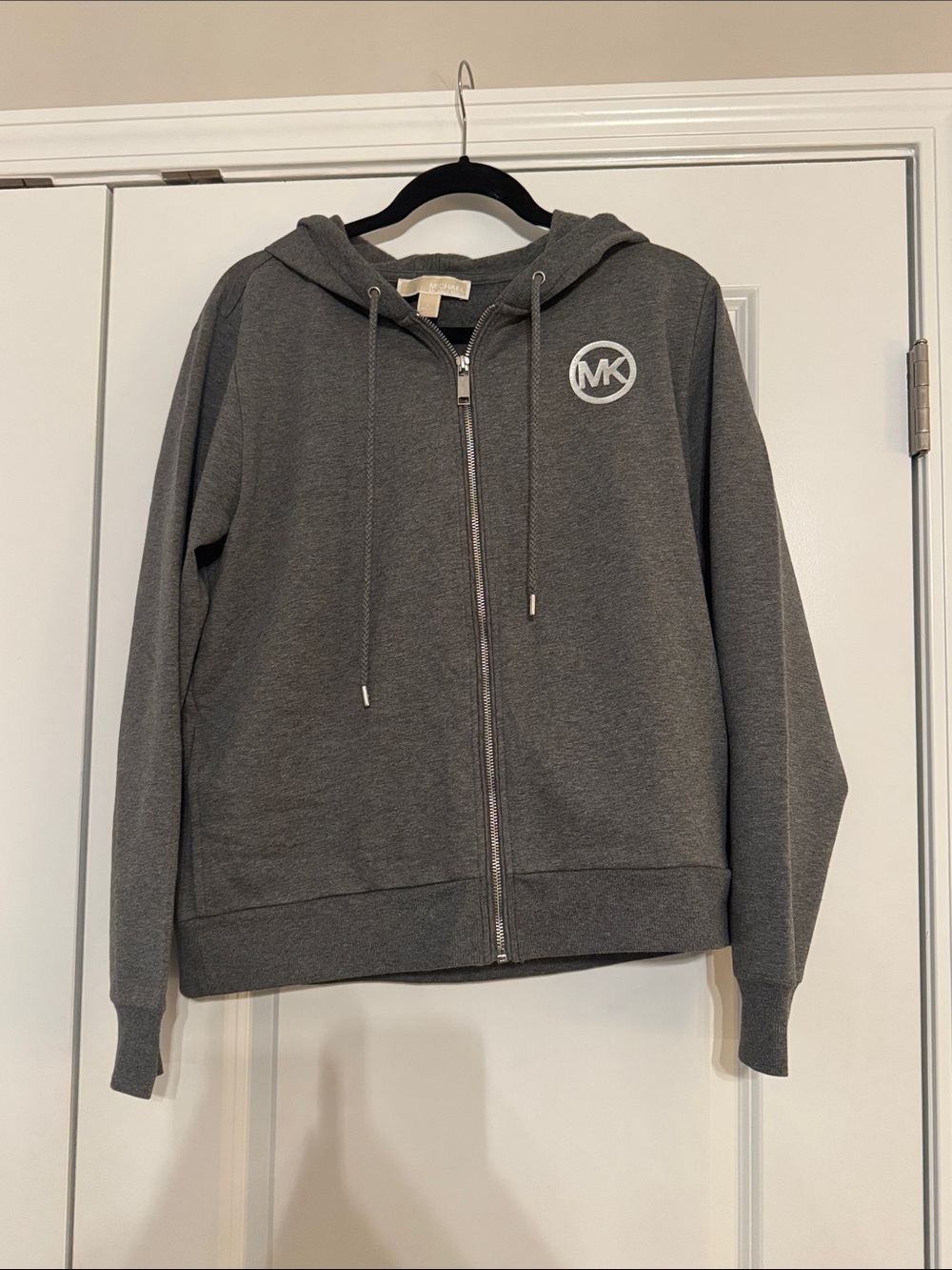 Michael Kors Dark Gray Zip Hoodie